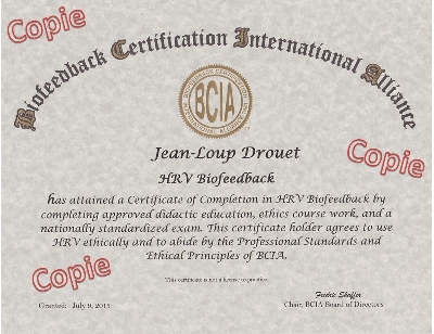 certificat BCIA